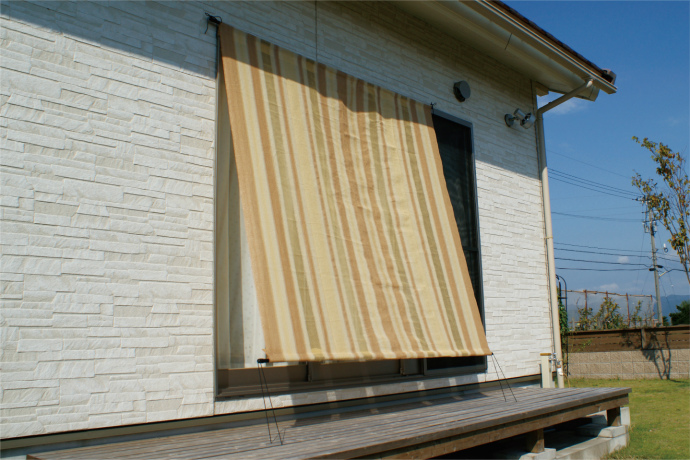 日よけのシートつりさげ | 第一ビニール株式会社 